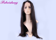 Chân tóc tự nhiên Knots tẩy Glueless Full Lace Wigs / 100% Ấn Độ tóc giả tóc con người