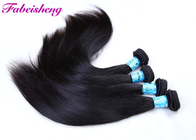 Đen Silky Trinh Nữ Nhân Extensions Tóc / Peru Straight Hair Gói