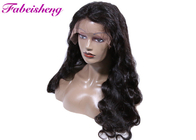OEM Virgin Peru Hair Body Wave Lace Wig For Black Women No Tangle