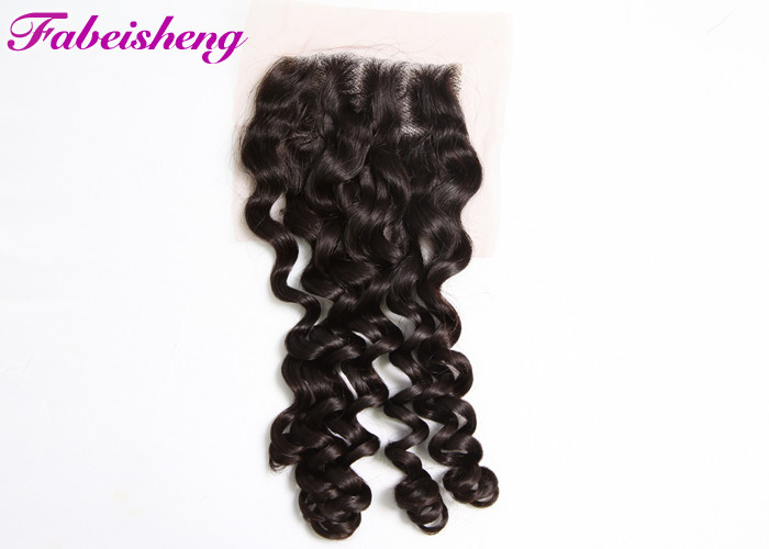 Brazilian Curly Weave 4x4 Lace Closure 8 - 30 Inch Hair Extensions